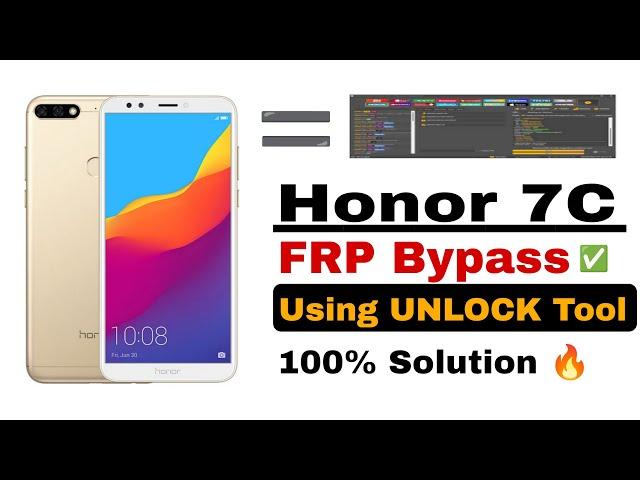 Honor 7c frp By Unlock tool #honor7cfrp #honor  #honorfrpbypass #