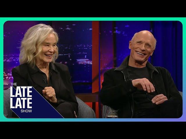 Jessica Lange & Ed Harris on Awards, King Kong & Irish Actors | The Late Late Show