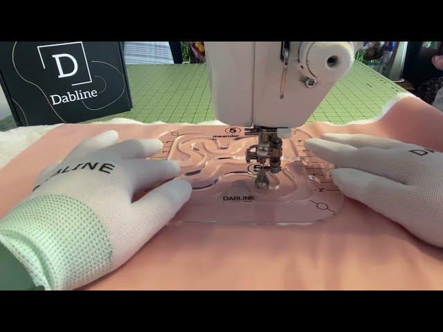 Meander Free Motion Quilting Tutorial For Beginners By Dabline