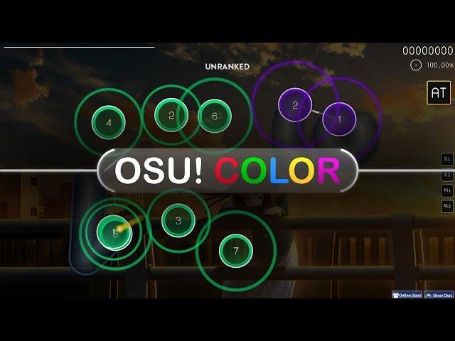 osu! skin review osu! color (by zasumo)