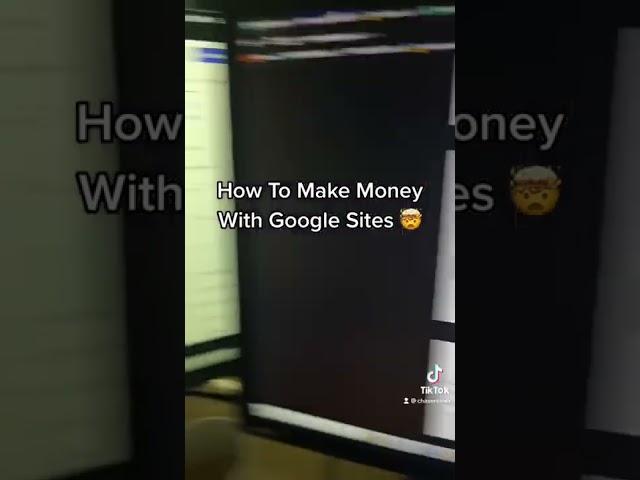 How To Make Money With Google Sites 