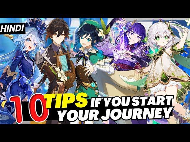 [Hindi] UPDATED 10 Tips For Beginner Guide Part1 || Genshin Impact 2024