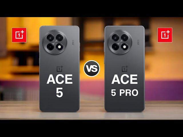 OnePlus Ace 5 5G Vs OnePlus Ace 5 Pro 5G