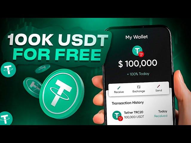 Get 100 000 USDT For FREE: Step By Step Tutorial!