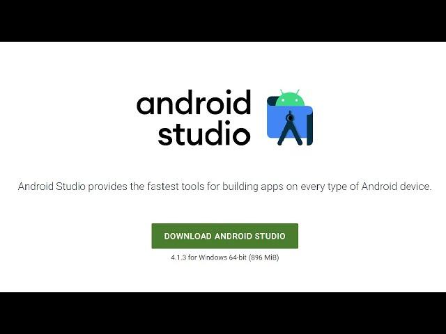 How to download and install Android studio for windows 10