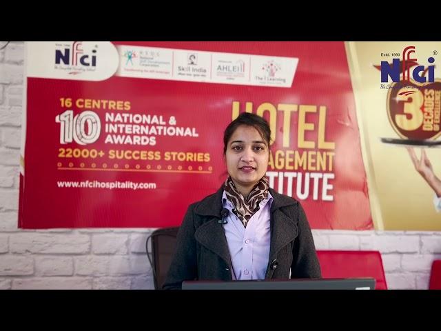 NFCI || NFCI Solan || NFCI Student Testimonial || Best hotel management institute testimonials india