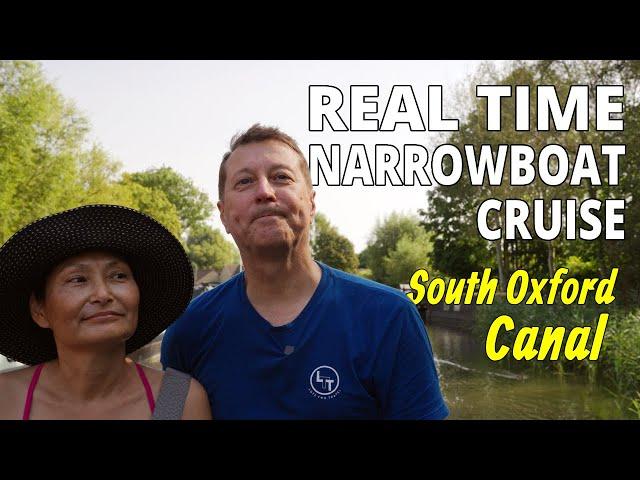 4K-Relaxing, Real-Time Narrowboat Cruise Up the Oxford