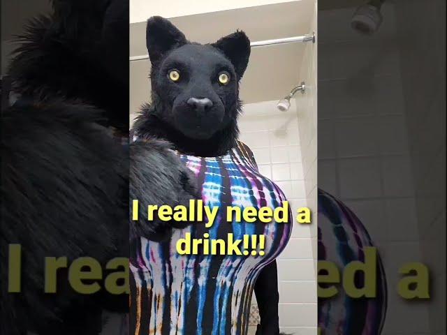 Shower Bloat (Fursuit Inflation)