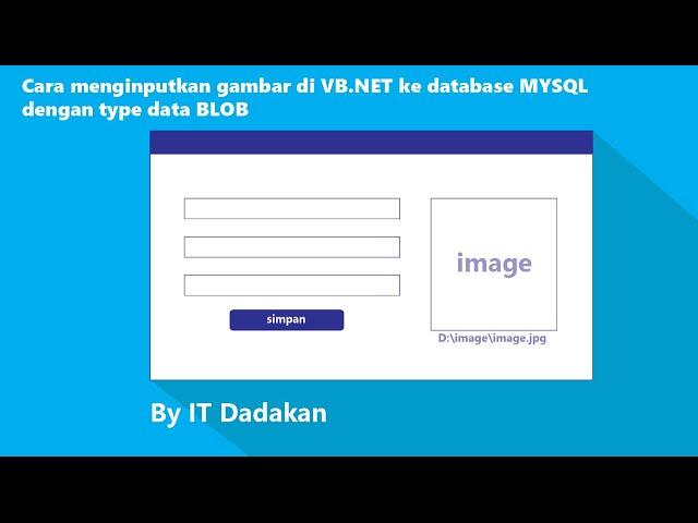 Inputting images into the mysql database in VB.NET
