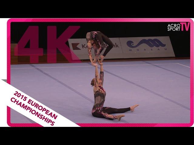 Dierich, Langenmayr - Germany - Women´s pair - Senior balance final - European Championship 2015