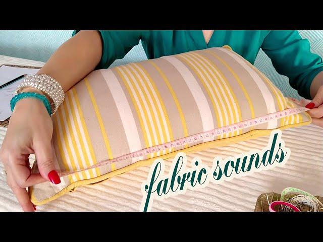 ASMR Fabric Sounds • Measuring & Inspecting Clothes • No Talking