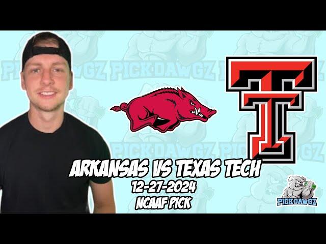 Texas Tech vs Arkansas 12/27/24 College Football Picks & Predictions | Liberty Bowl