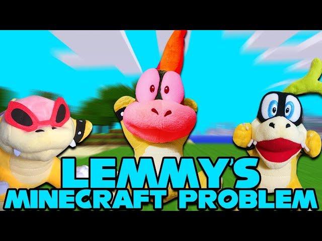 Crazy Mario Bros: Lemmy's Minecraft Problem!