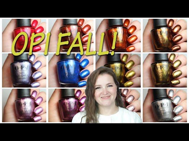 OPI Fall 2024 | Live Application + Dupes/Comparisons