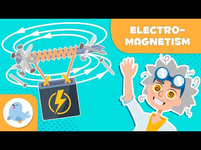 ELECTROMAGNETISM for Kids What are Electromagnets?  Science for Kids