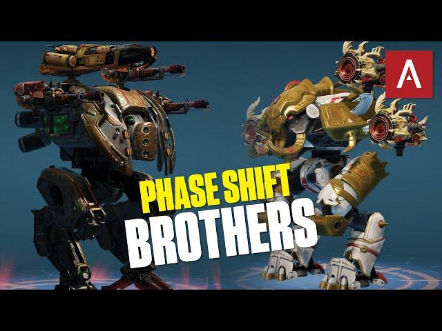 War Robots - Phase Shift Brothers (Angler + Ravana + Indra) Live Stream Gameplay WR