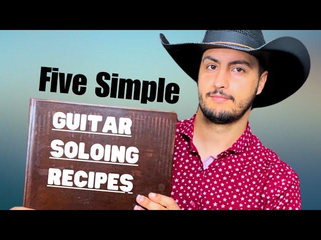 Country Guitar Lesson - 5 EASY Recipes For Improvisation With The Pentatonic Scale