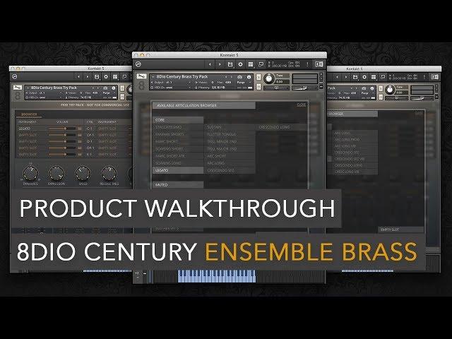 8Dio Century Ensemble Brass - Technical Walkthrough