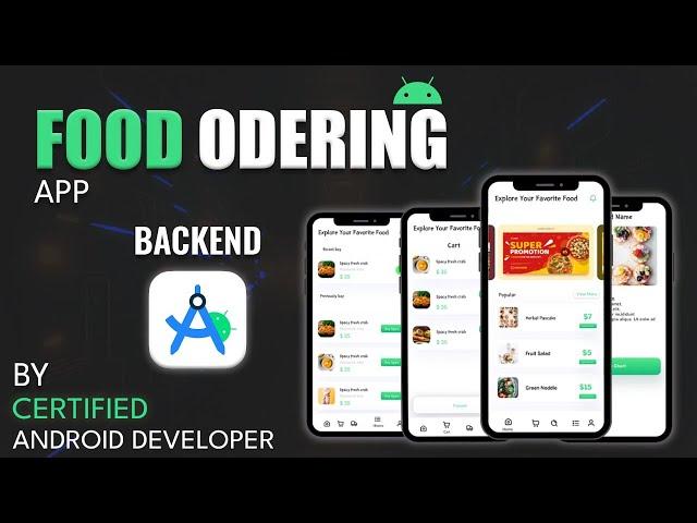 Complete Android Studio Project using Kotlin - Food Ordering App Backed