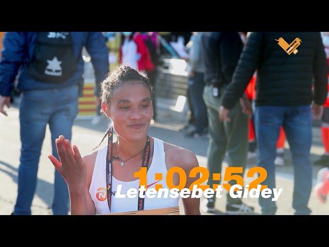 Letesenbet Gidey logra el WR en el Medio Maratón Valencia 2021