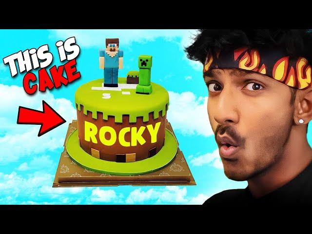 Making cake for @RockyTamilGaming  - Minecraft Tamil Live