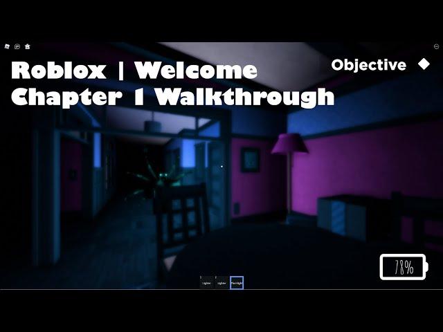 Roblox | Welcome Chapter 1 Playthrough