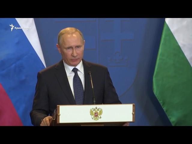 Putin accuses Kiev of escalating the conflict in Donbas