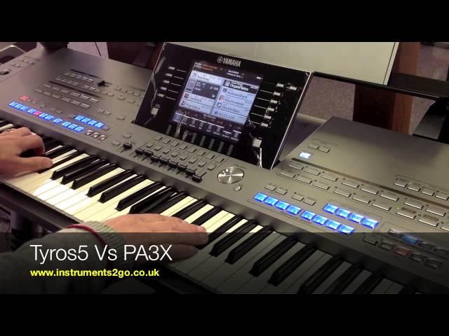 Yamaha Tyros 5 VS Korg PA3x