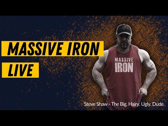 Massive Iron Podcast and LIVE Q&A - October 25th, 2024