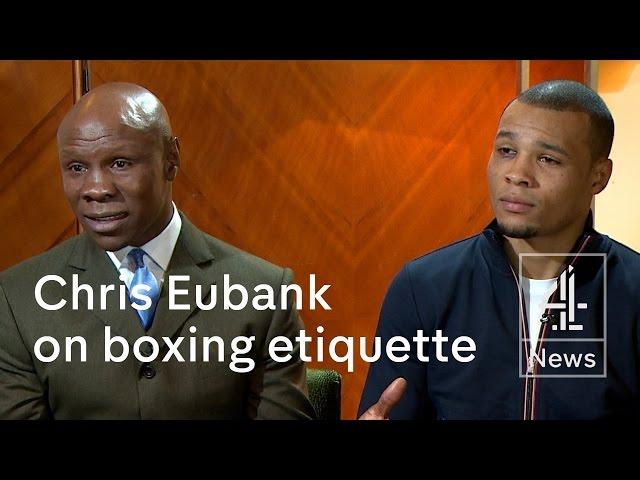 Chris Eubank: 'Your line of questioning isn't conducive to a good interview'