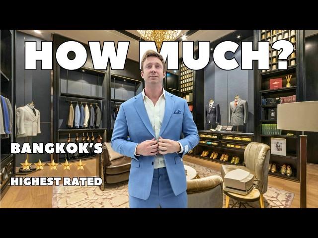 How Much to Buy a Custom Tailor Made Suit at Bangkok's HIGHEST RATED Tailor?