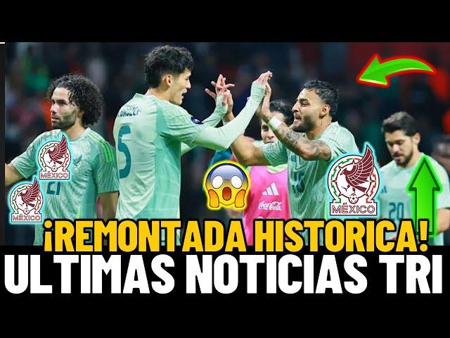 ¡REMONTADA HISTORICA! ¡MEXICO GOLEO A HONDURAS EN LA BOMBONERA! | ULTIMAS NOTICIAS TRI