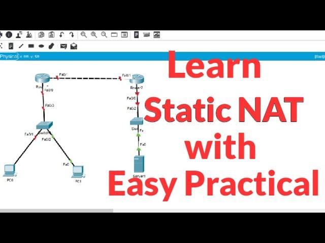 Static NAT configuration with Cisco packet tracer