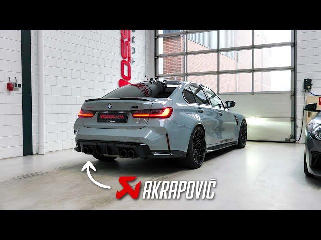 Mosselman BMW G80 M3 Competition with a Full Akrapovic Exhaust System!