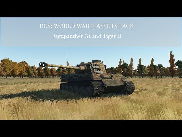 DCS: World War II Assets Pack - Jagdpanther G1 and Tiger II