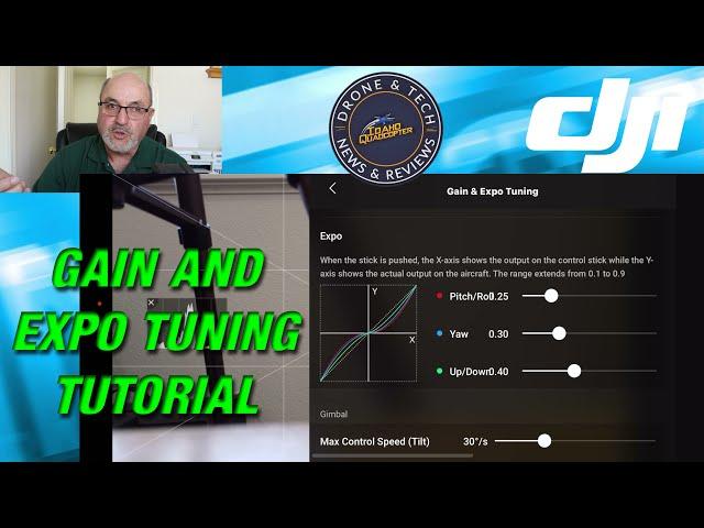 DJI Mini 4K - DJI Fly App Gain and Expo tuning