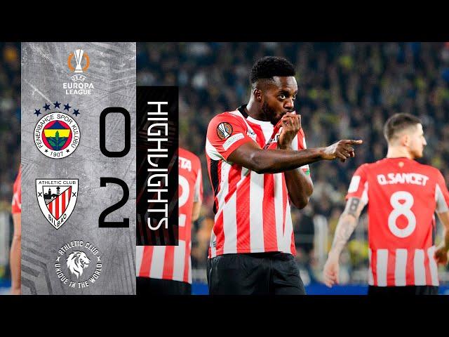 RESUMEN | Fenerbahçe SK 0-2 Athletic Club | Europa League 2024-25 MD6