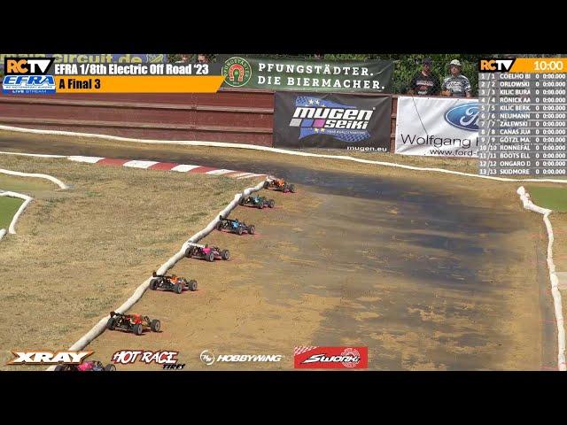 A Main Finals - 2023 EFRA 1/8th E Buggy Euros