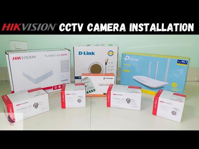 HikVision CCTV Camera Installation In 15 Minutes | Cheapest CCTV Camera | Complete Guide