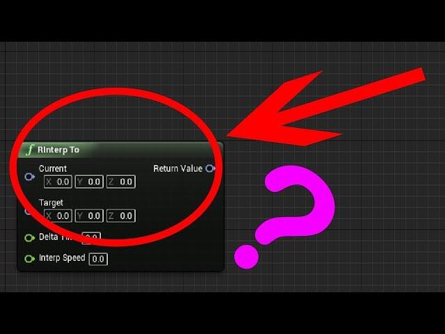 How to Interpolate Rotations || RInterp || UE4 TUTORIALS