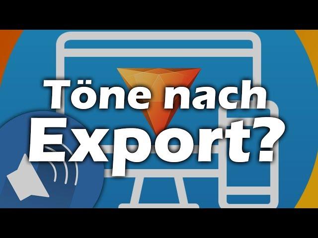 Hitfilm Sound oder Wasserzeichen nach Export | Hitfilm Germany