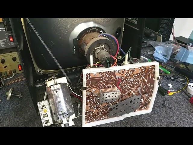 Servicing a 1966 Admiral pk1560 15" b&w vacuum tube television