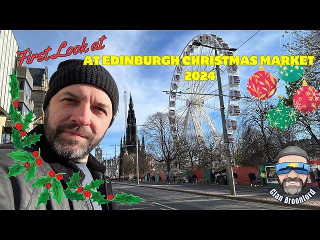 First look at the Edinburgh Christmas Market 2024