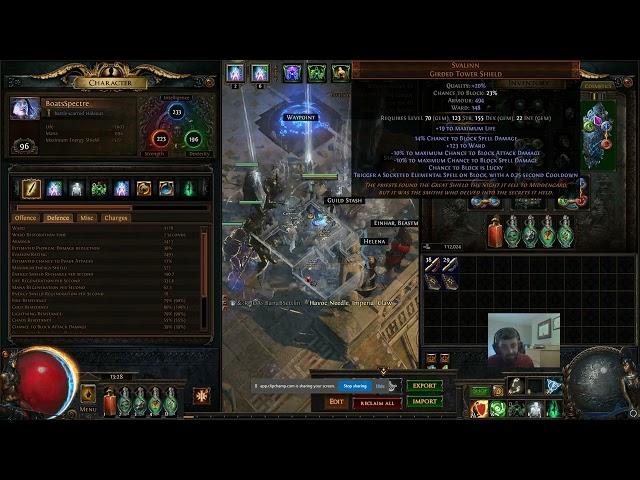 Pure Spectre Ward Tank - All Content, Ubers, T17s - PoE 3.25