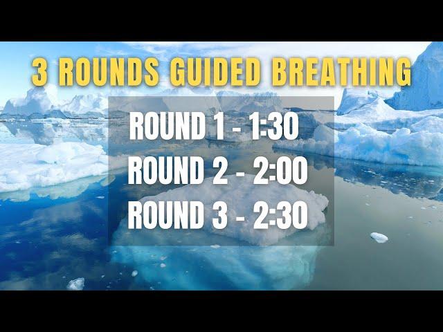 [Wim Hof] 3 Rounds Guided Breathing | Ambient Dabbling Brook 432hz + Tao Te Ching Meditation