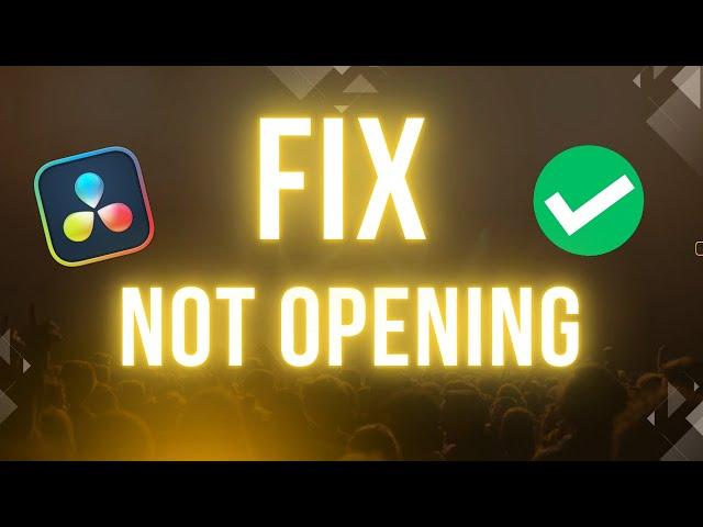 How To Fix DaVinci Resolve Not Opening Windows 