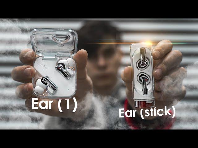 MONTH with headphones Nothing - WHAT TO CHOOSE?  | Ear (stick) vs Ear (1)