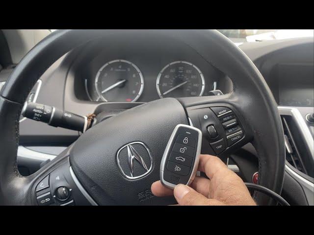 2020 Acura TLX All Smart Keys Lost using Autel IM608 Pro2 and Universal iKey