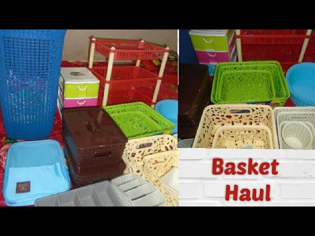 घर और किचन को बजट में कैसे सजाये | Basket Organization Idea | Basket For Storage | Basket Haul