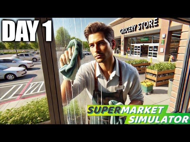 Two HUGE Game UPDATES! | Supermarket Simulator Gameplay | Part 1